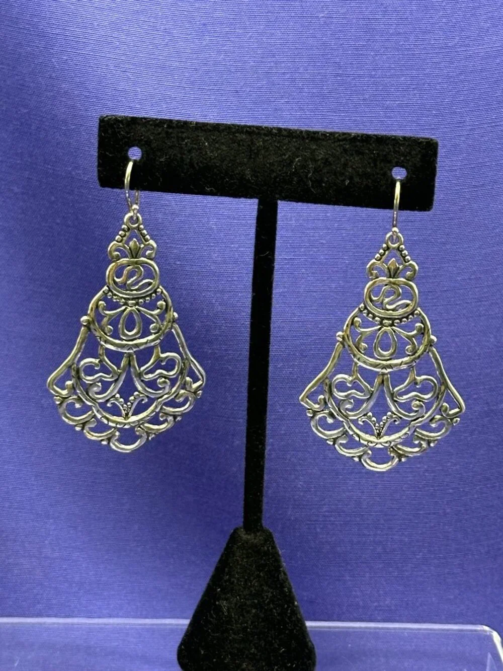 Silpada Sterling Silver Filigree “Flamenco Flare” Earrings